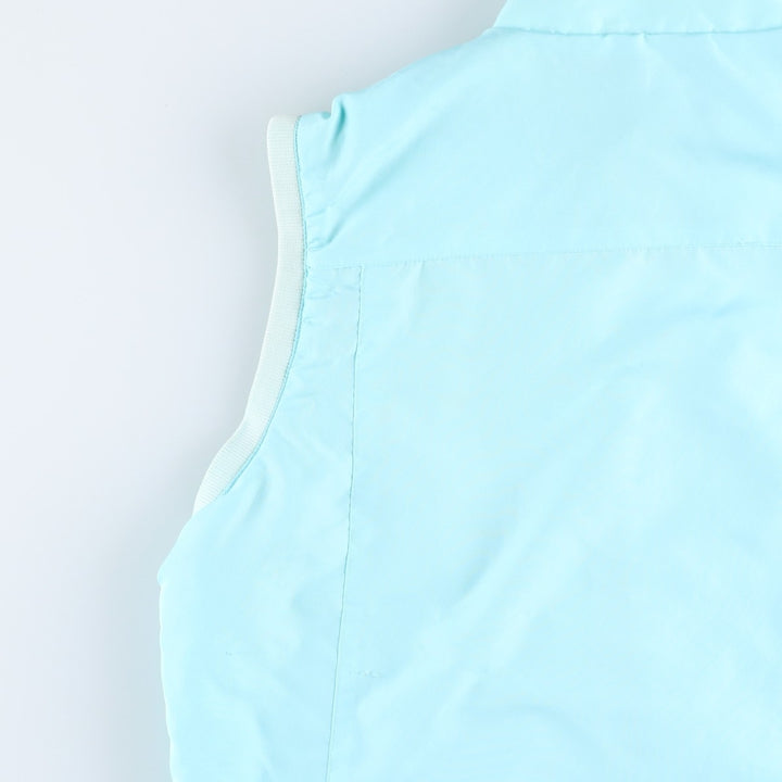 PAGE AND TUTTLE Warm-up Vest, Women's Size L (approx.) polyester Blue type light blue Vintage Second Hand