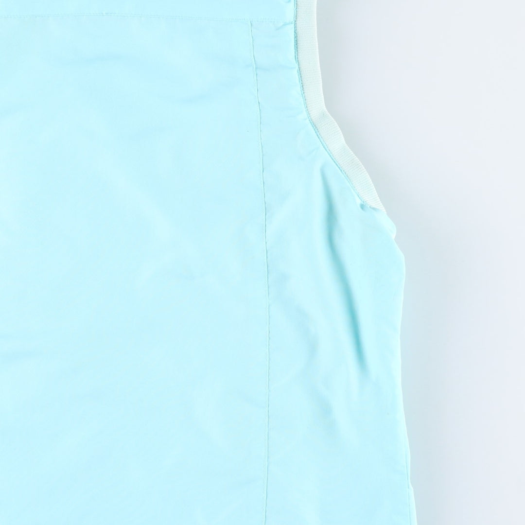 PAGE AND TUTTLE Warm-up Vest, Women's Size L (approx.) polyester Blue type light blue Vintage Second Hand