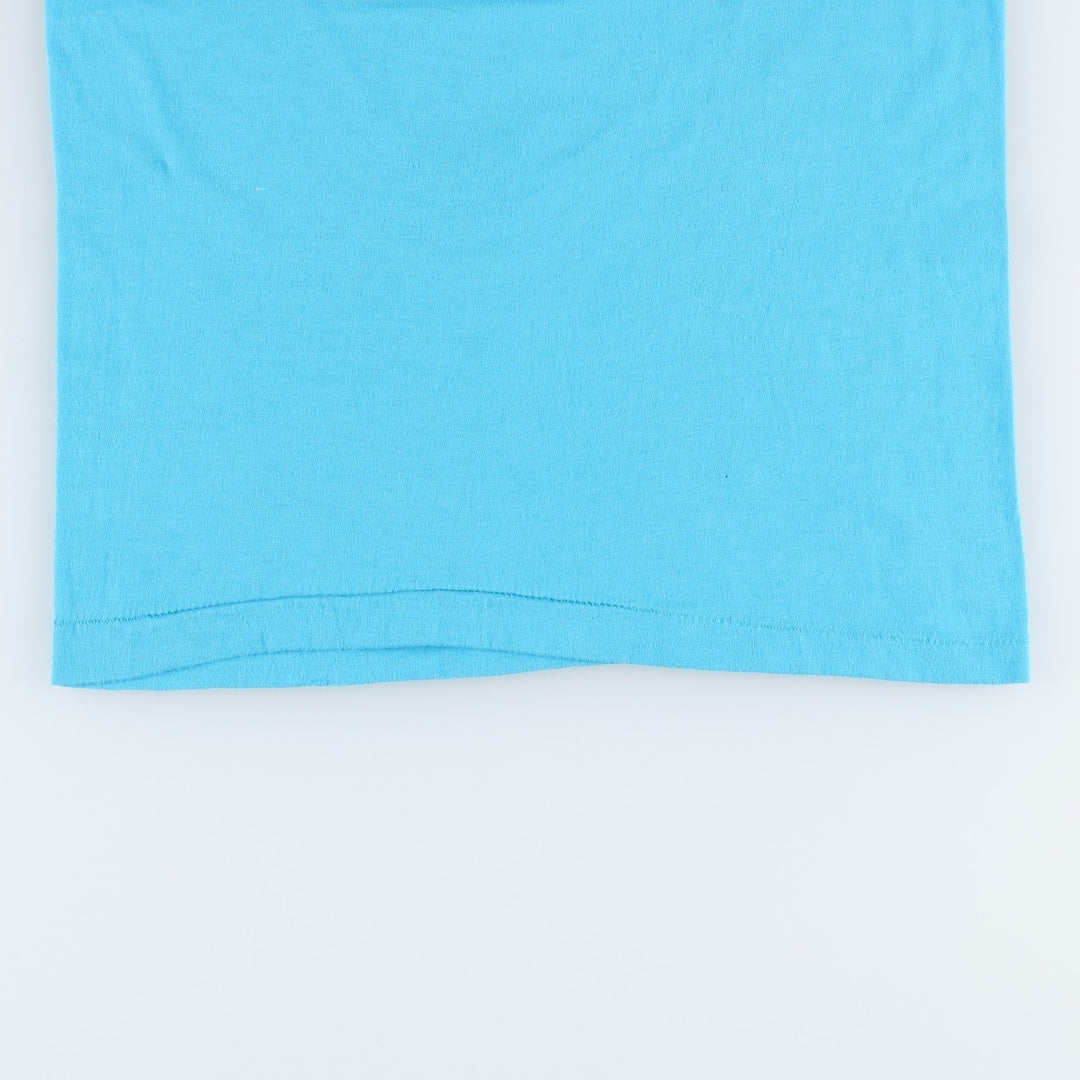 80'S SCREEN STARS Tank Top Made in USA Women's S Vintage cotton Blue type light blue Vintage Second Hand