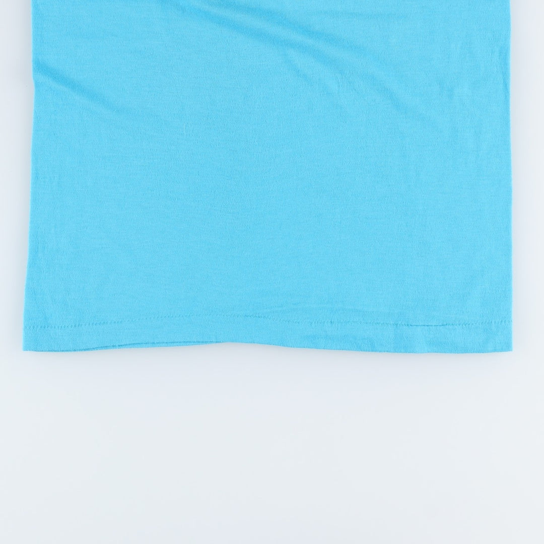 80'S SCREEN STARS Tank Top Made in USA Women's S Vintage cotton Blue type light blue Vintage Second Hand