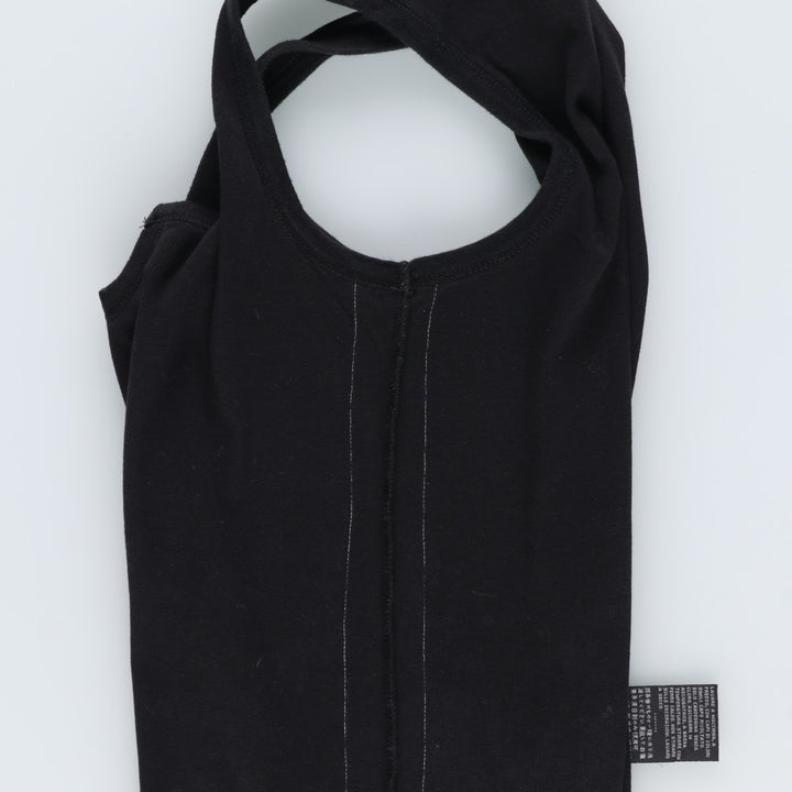 Harley-Davidson Eagle Pattern Slit Neck Motorcycle Tank Top (Women's Size M) cotton black type Vintage Second Hand