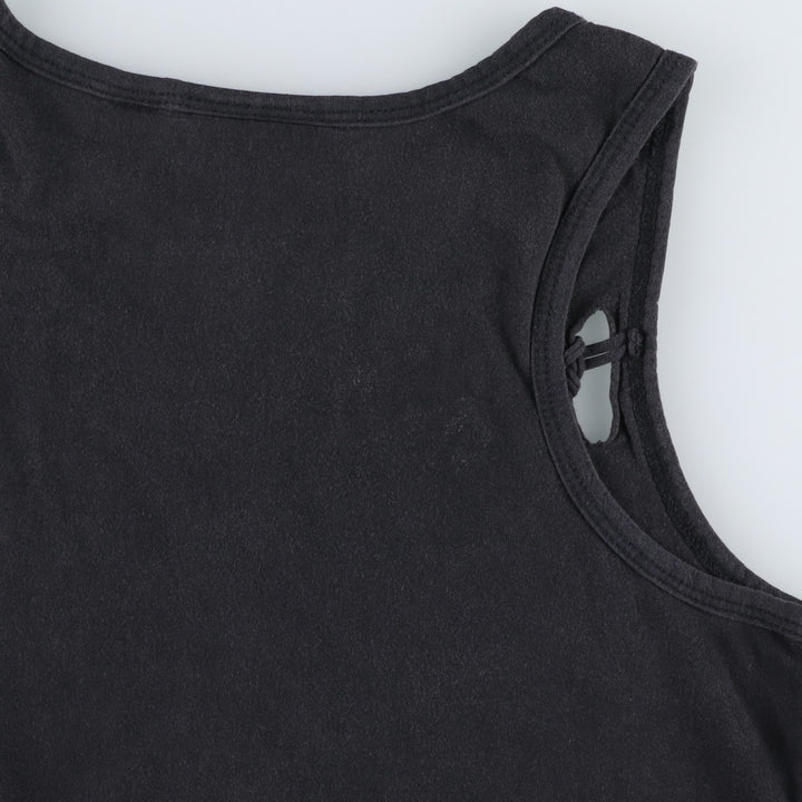 Harley-Davidson Studded Braided Motorcycle Tank Top (Women's Size S) unclear black type Vintage Second Hand