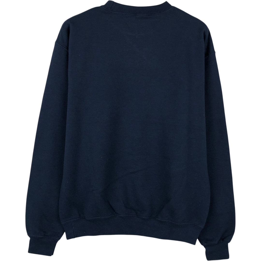 SNOW WHITE AND THE SEVEN DWARFS Snow White Character Sweatshirt (Women's Size M) cotton navy blue type Vintage Second Hand