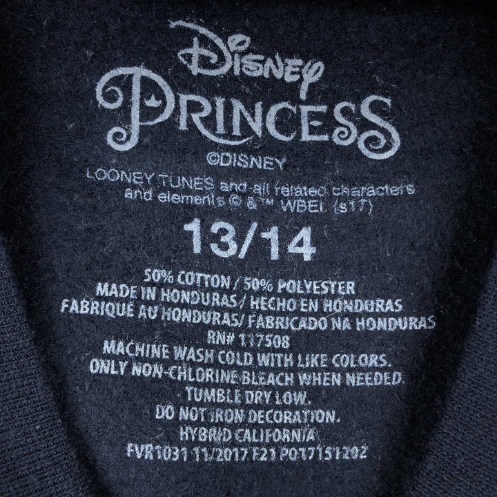 SNOW WHITE AND THE SEVEN DWARFS Snow White Character Sweatshirt (Women's Size M) cotton navy blue type Vintage Second Hand