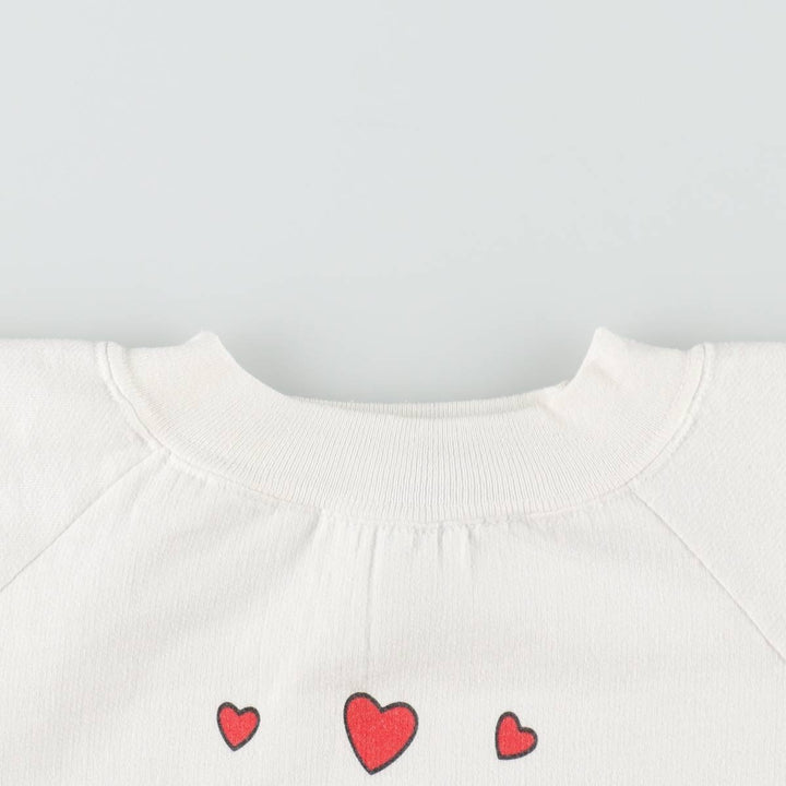 1980'S Disney Minnie Mouse Character Sweatshirt, Made in USA, Women's Size L (Equivalent), Vintage polyester white type Vintage Second Hand