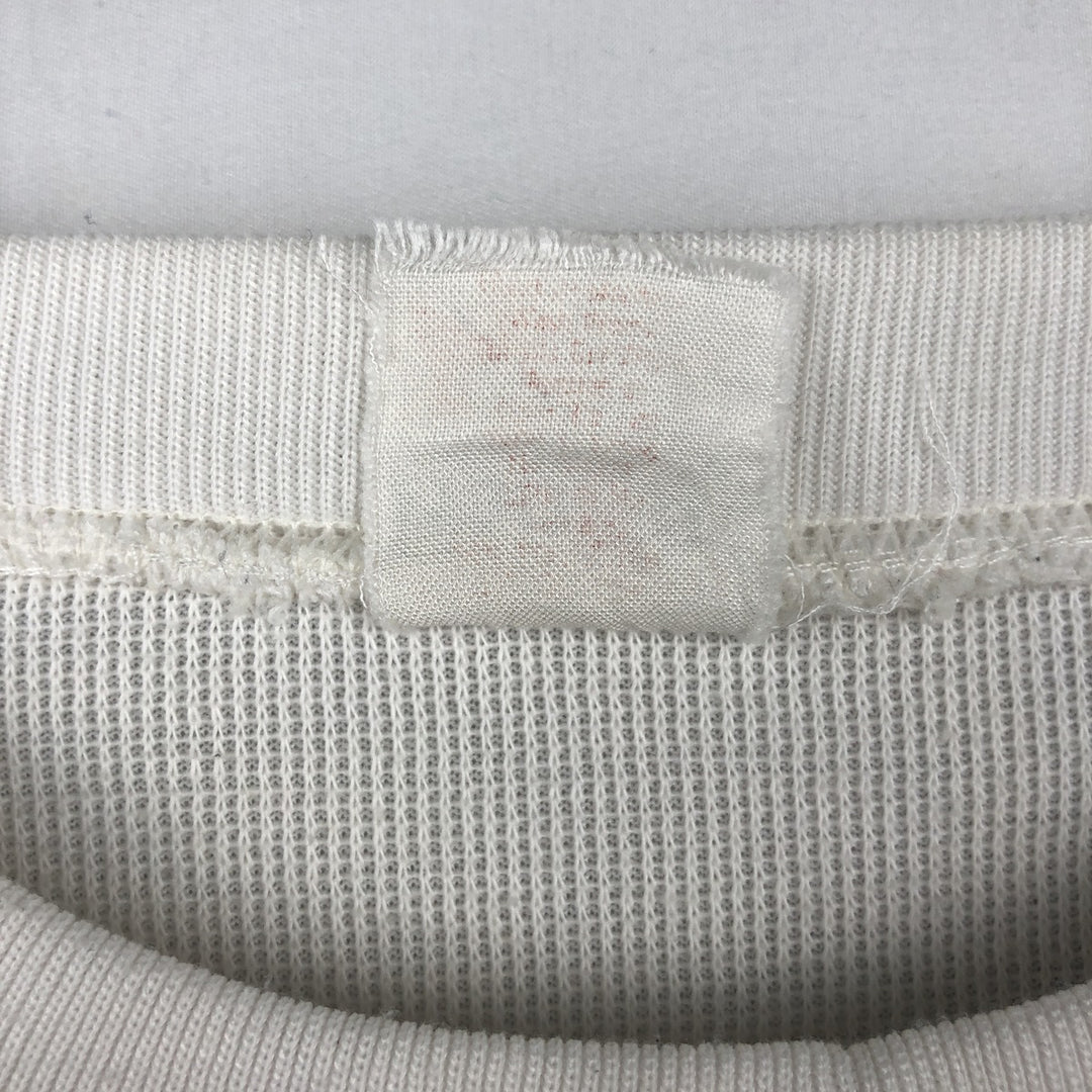 MICKEY MOUSE Large Print Character Sweatshirt (Women's Size XL) unclear white type Vintage Second Hand