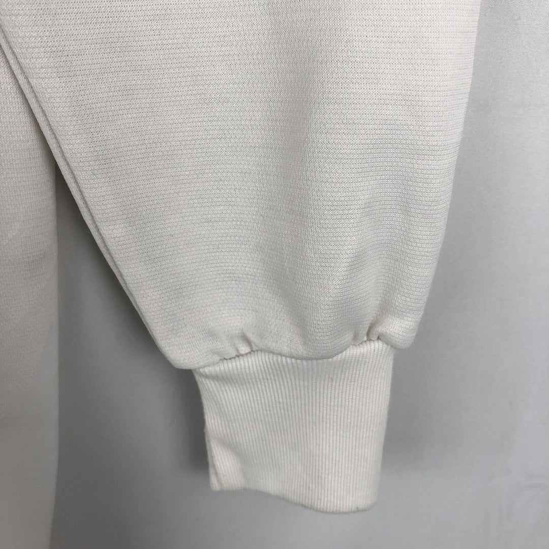 MICKEY MOUSE Large Print Character Sweatshirt (Women's Size XL) unclear white type Vintage Second Hand