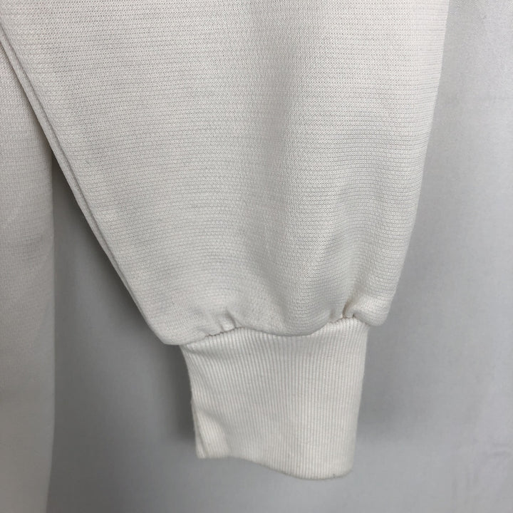 MICKEY MOUSE Large Print Character Sweatshirt (Women's Size XL) unclear white type Vintage Second Hand