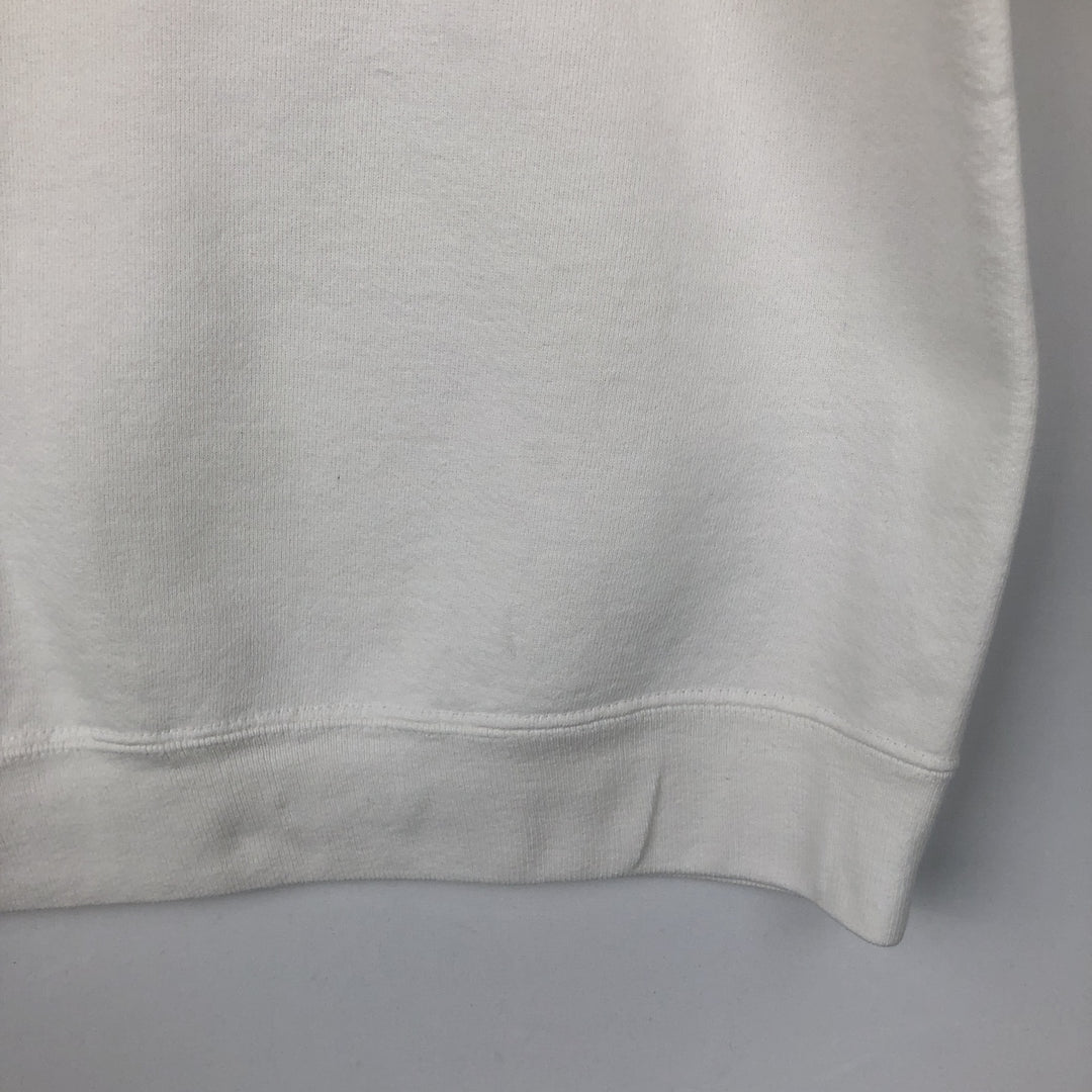 ~90'S Esprit floral sunflower pattern printed sweatshirt, women's size L equivalent, vintage. unclear white type Vintage Second Hand