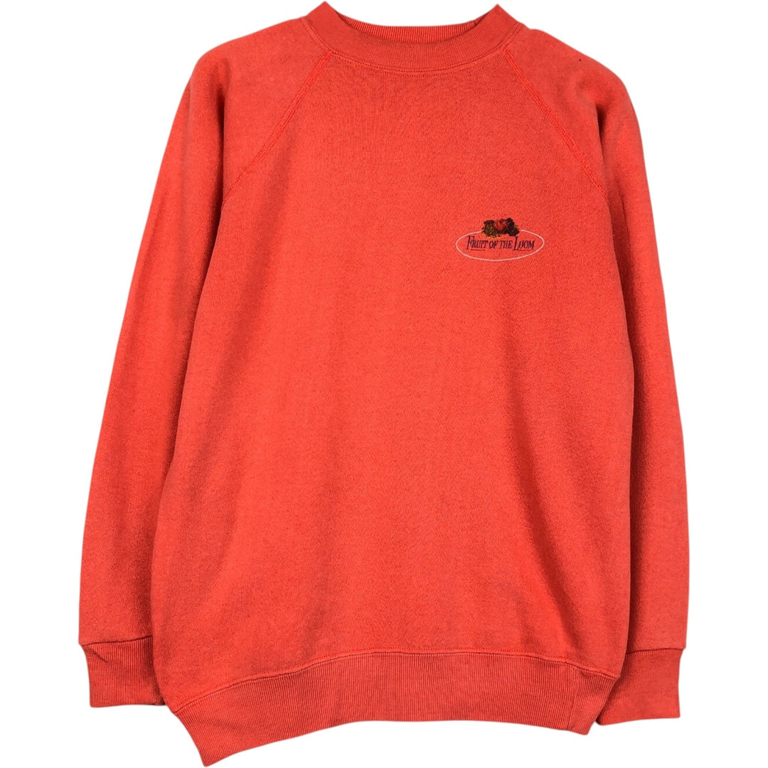 ~90'S Fruit of the Loom Logo Sweatshirt, Women's Size S (approx.), Vintage unclear coral Vintage Second Hand