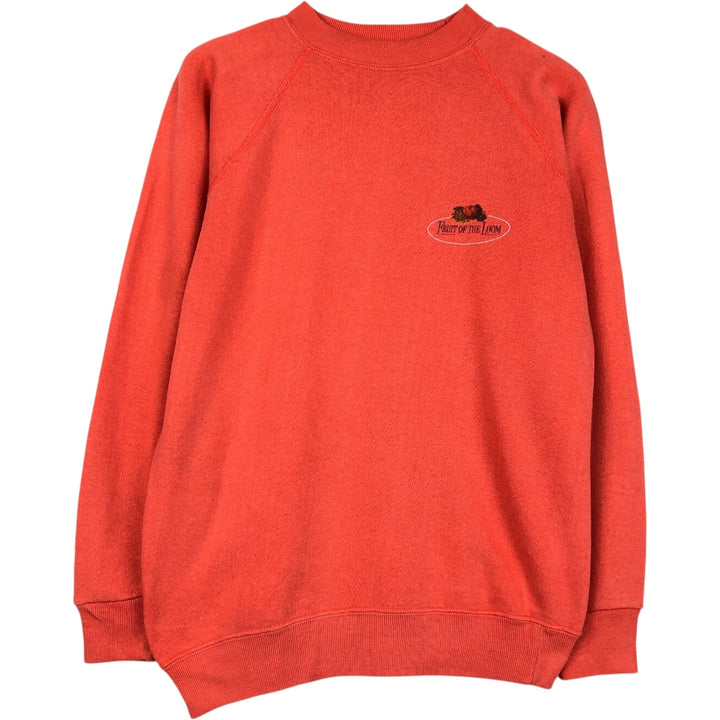 ~90'S Fruit of the Loom Logo Sweatshirt, Women's Size S (approx.), Vintage unclear coral Vintage Second Hand