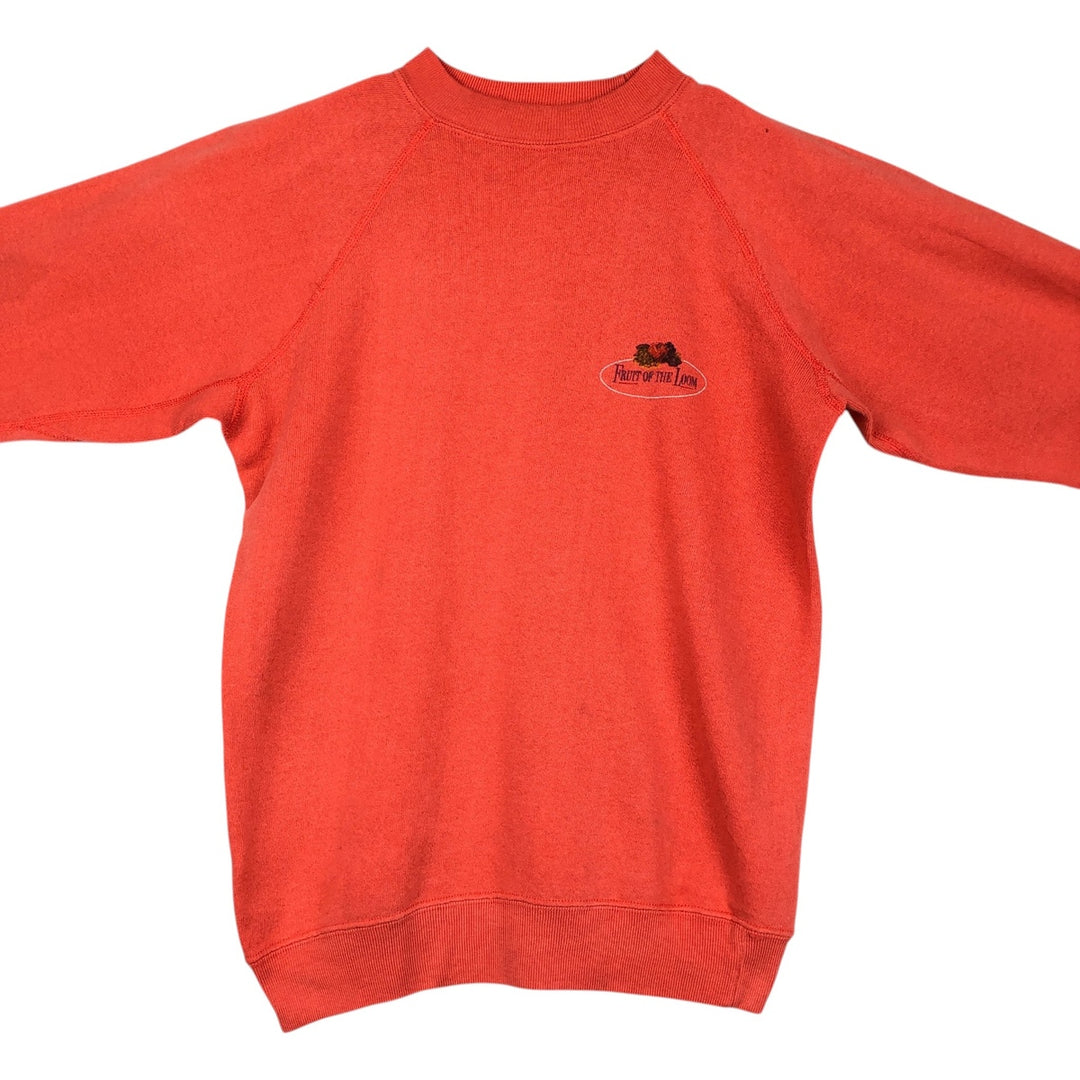 ~90'S Fruit of the Loom Logo Sweatshirt, Women's Size S (approx.), Vintage unclear coral Vintage Second Hand