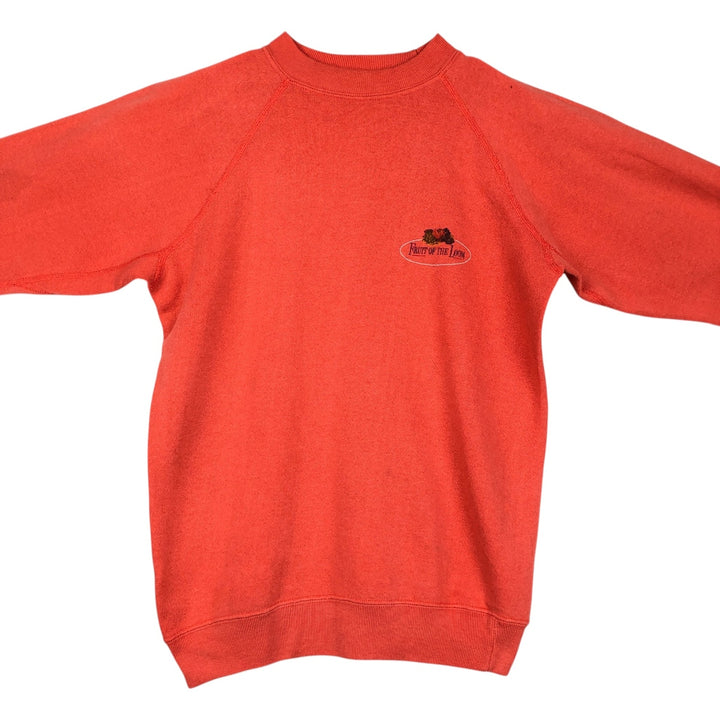 ~90'S Fruit of the Loom Logo Sweatshirt, Women's Size S (approx.), Vintage unclear coral Vintage Second Hand