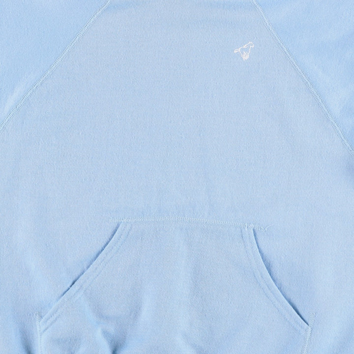 1980'S Wrangler sweatshirt pullover hoodie, made in USA, women's size M equivalent, vintage. polyester Blue type light blue Vintage Second Hand