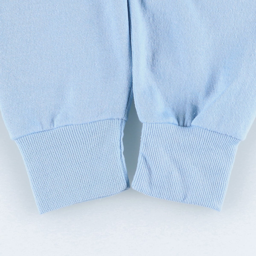 1980'S Wrangler sweatshirt pullover hoodie, made in USA, women's size M equivalent, vintage. polyester Blue type light blue Vintage Second Hand