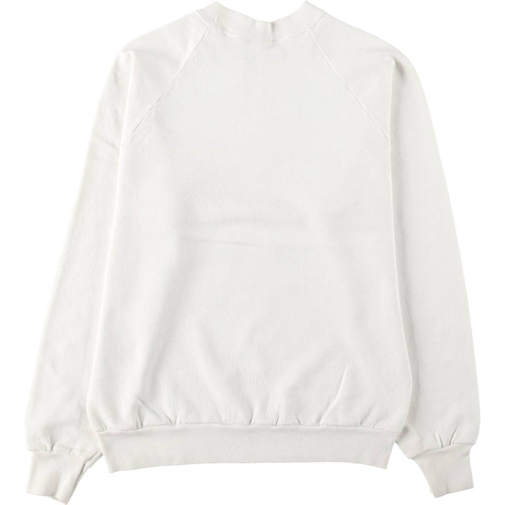 90'S Screen Stars Print Sweatshirt, Made in USA, Women's Size L (Equivalent), Vintage cotton white type Vintage Second Hand