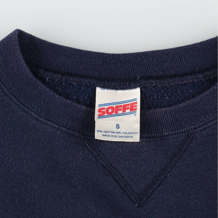 90'S Sofie US Navy Military Print Sweatshirt, Men's Size S (approx.), Vintage cotton navy blue type Vintage Second Hand