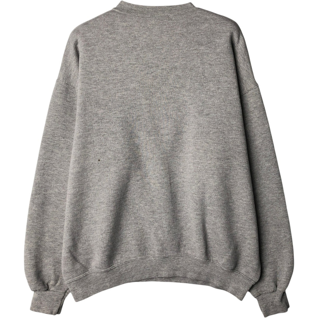 90'S OARSMAN USNAVY Military Logo Sweatshirt, Men's Size M (Equivalent), Vintage cotton gray type Vintage Second Hand