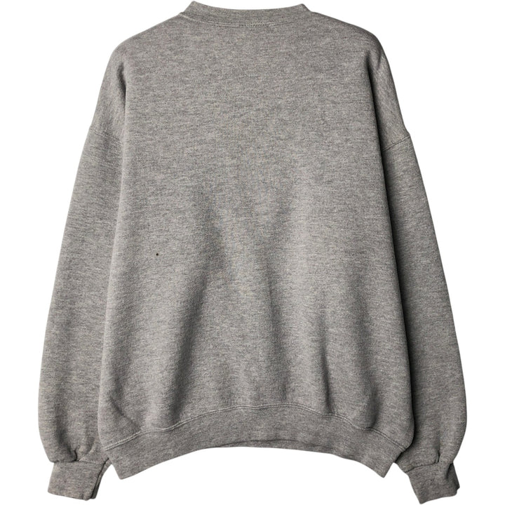 90'S OARSMAN USNAVY Military Logo Sweatshirt, Men's Size M (Equivalent), Vintage cotton gray type Vintage Second Hand