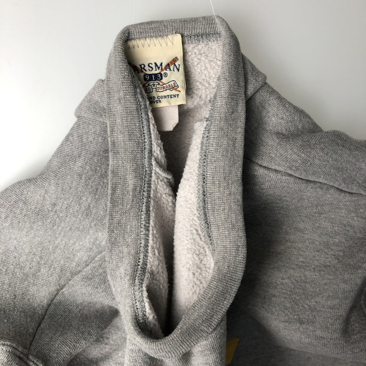 90'S OARSMAN USNAVY Military Logo Sweatshirt, Men's Size M (Equivalent), Vintage cotton gray type Vintage Second Hand