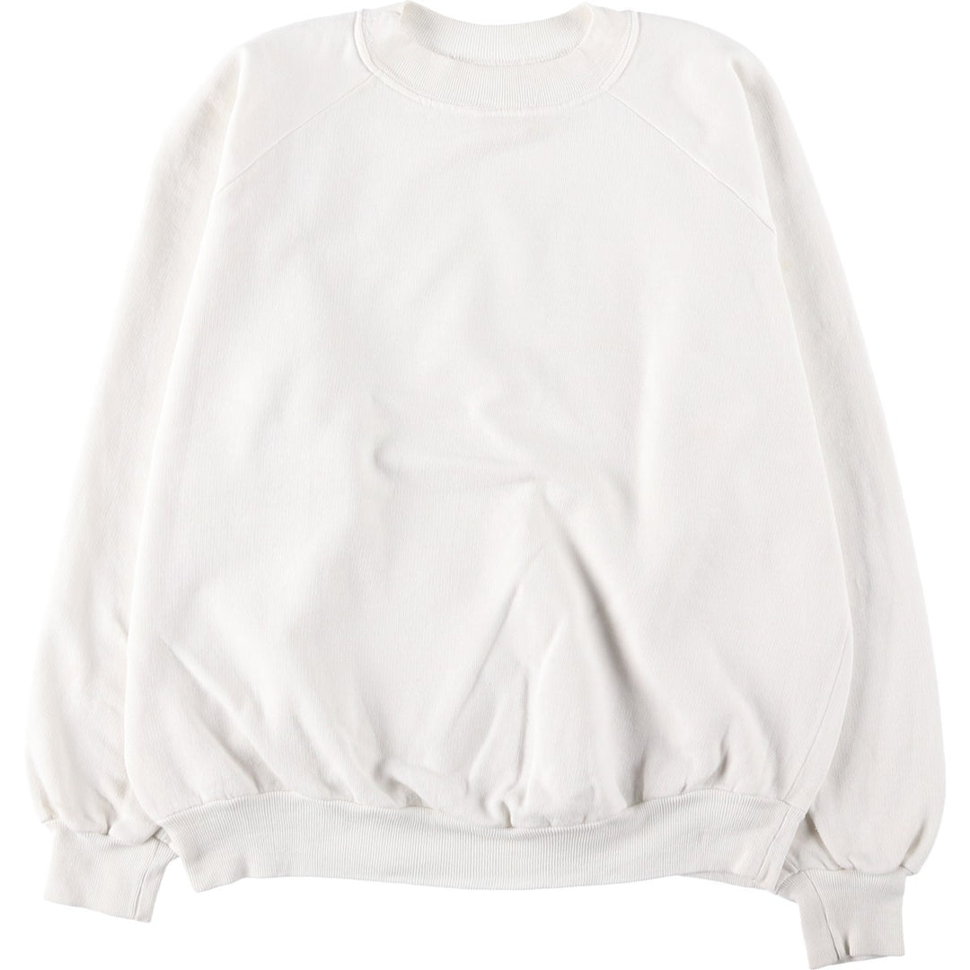 80'S Sportswear Printed Sweatshirt, Women's Size L (approx.), Vintage polyester white type Vintage Second Hand