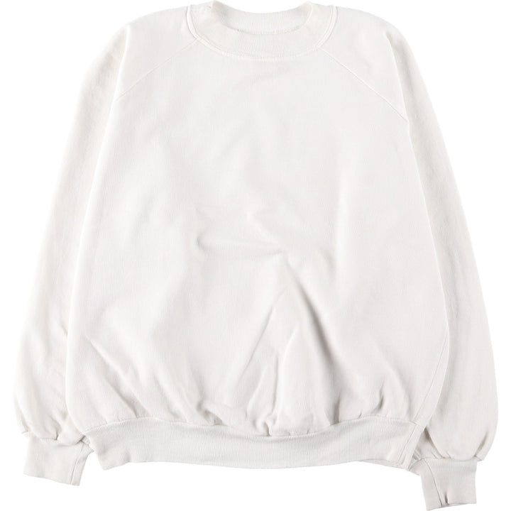 80'S Sportswear Printed Sweatshirt, Women's Size L (approx.), Vintage polyester white type Vintage Second Hand