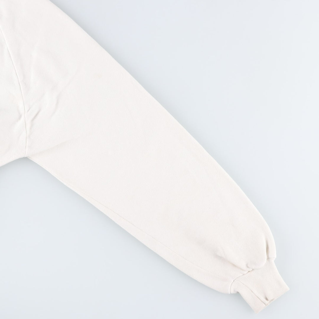 80'S Sportswear Printed Sweatshirt, Women's Size L (approx.), Vintage polyester white type Vintage Second Hand