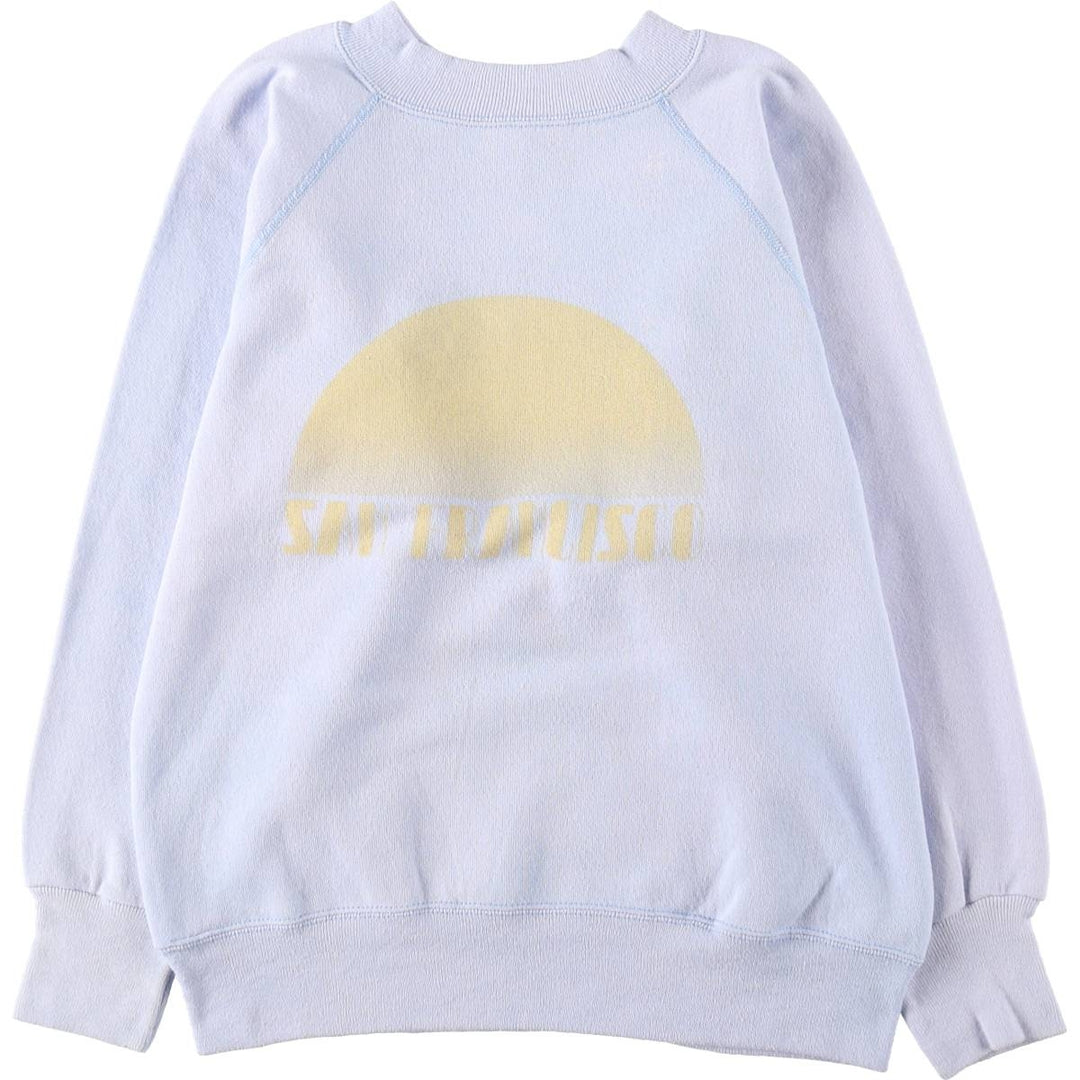 ULTRA SWEATS Sweatshirt, Made in USA, Men's Size S (equivalent), Vintage unclear Blue type light blue Vintage Second Hand