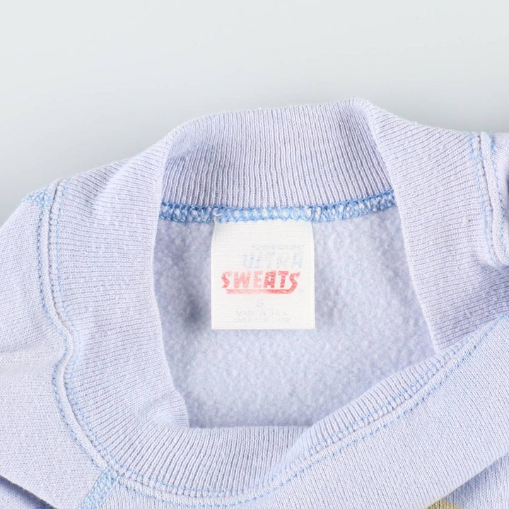 ULTRA SWEATS Sweatshirt, Made in USA, Men's Size S (equivalent), Vintage unclear Blue type light blue Vintage Second Hand