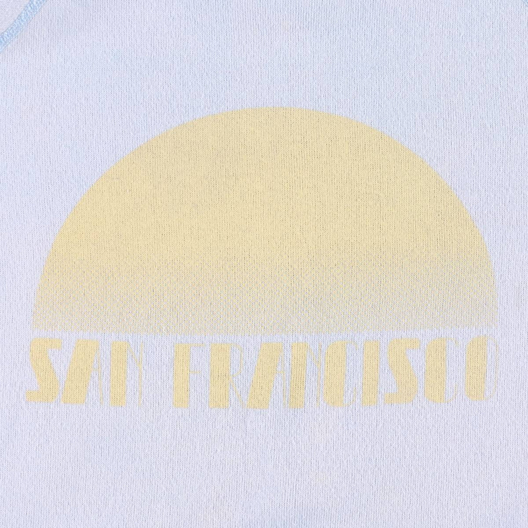 ULTRA SWEATS Sweatshirt, Made in USA, Men's Size S (equivalent), Vintage unclear Blue type light blue Vintage Second Hand
