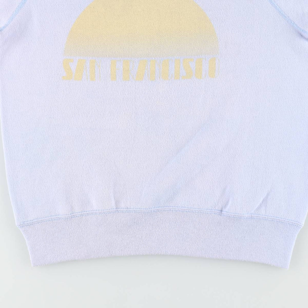 ULTRA SWEATS Sweatshirt, Made in USA, Men's Size S (equivalent), Vintage unclear Blue type light blue Vintage Second Hand