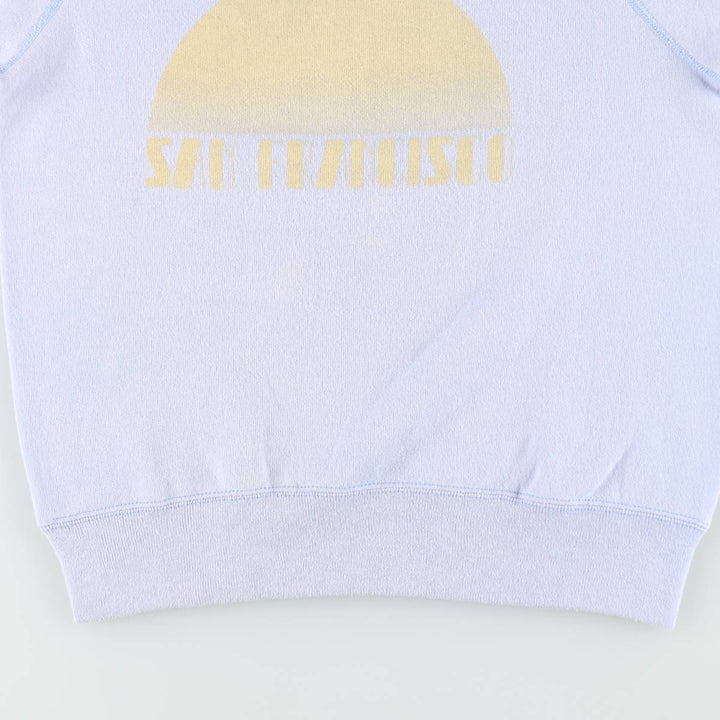 ULTRA SWEATS Sweatshirt, Made in USA, Men's Size S (equivalent), Vintage unclear Blue type light blue Vintage Second Hand