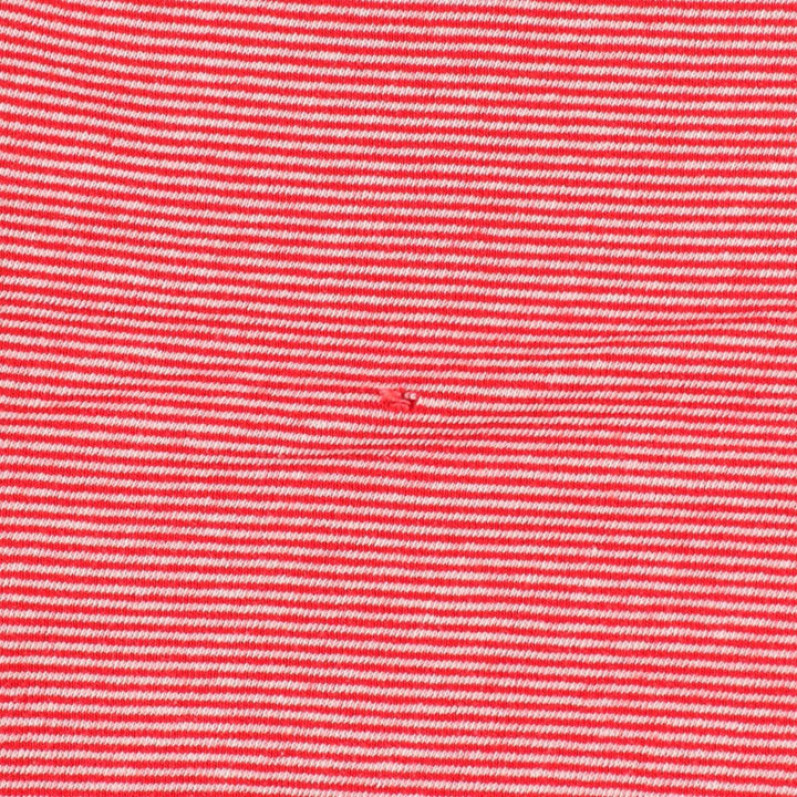 70s-80'S Velva Sheen striped pattern sweatshirt, made in USA, women's size M equivalent, vintage. cotton white type Vintage Second Hand