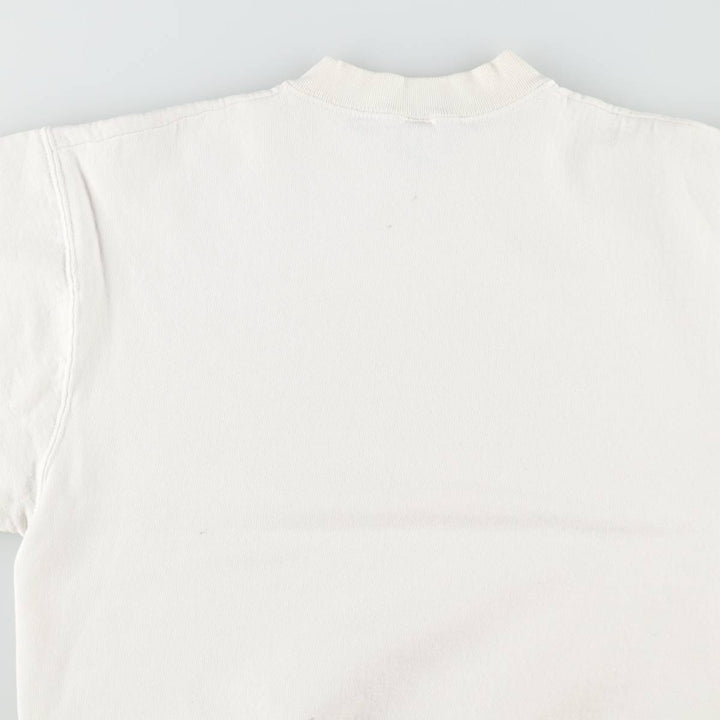 90'S Fruit of the Loom Floral Sunflower Pattern Sweatshirt, Made in USA, Men's Size M (approx.), Vintage cotton white type Vintage Second Hand