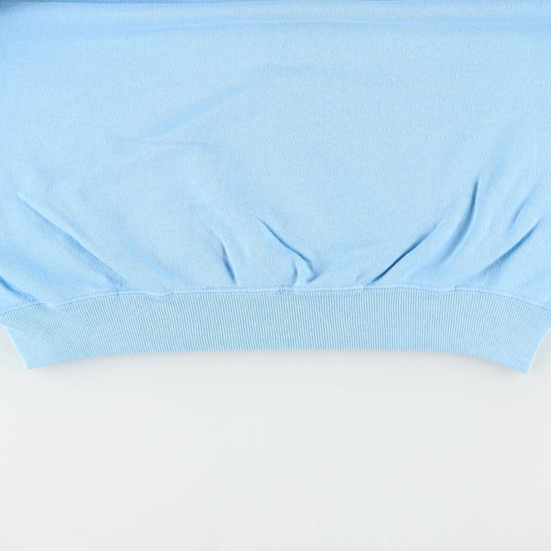 1980'S Hanes Virgin Mary Print Sweatshirt, Made in USA, Men's XL (approx.), Vintage cotton Blue type light blue Vintage Second Hand