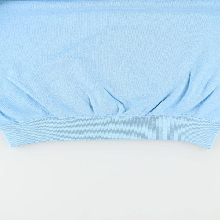 1980'S Hanes Virgin Mary Print Sweatshirt, Made in USA, Men's XL (approx.), Vintage cotton Blue type light blue Vintage Second Hand