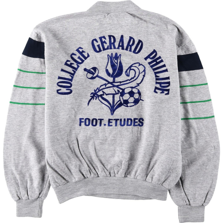 Vintage 70s-80'S Adidas VENTEX ATP sweatshirt/trainer, women's size M (approx.). acrylic gray type Vintage Second Hand