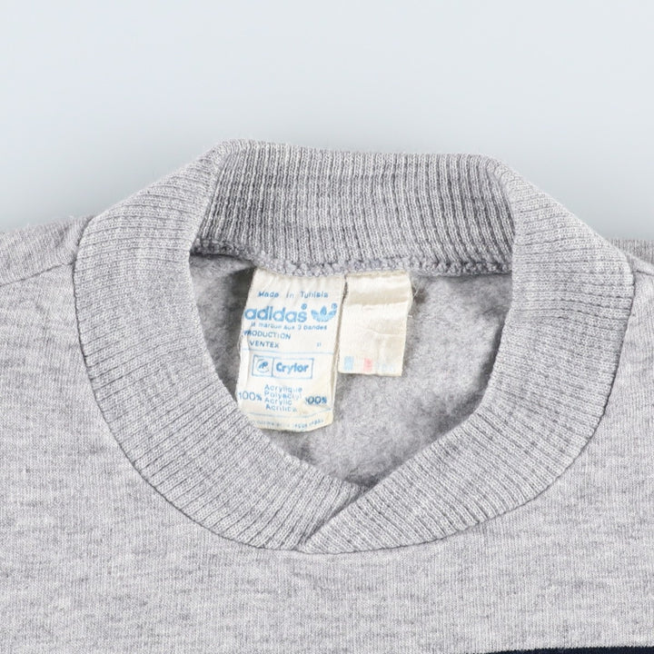 Vintage 70s-80'S Adidas VENTEX ATP sweatshirt/trainer, women's size M (approx.). acrylic gray type Vintage Second Hand