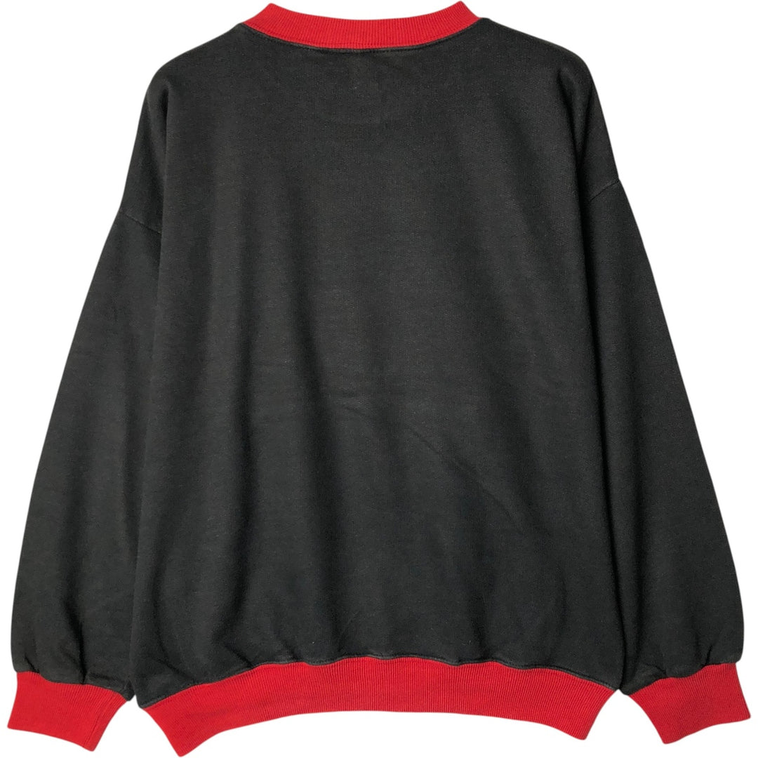 Vintage 80s-90'S France Bleu Herault advertising sweatshirt/trainer, women's size M (approx.). unclear black type Vintage Second Hand