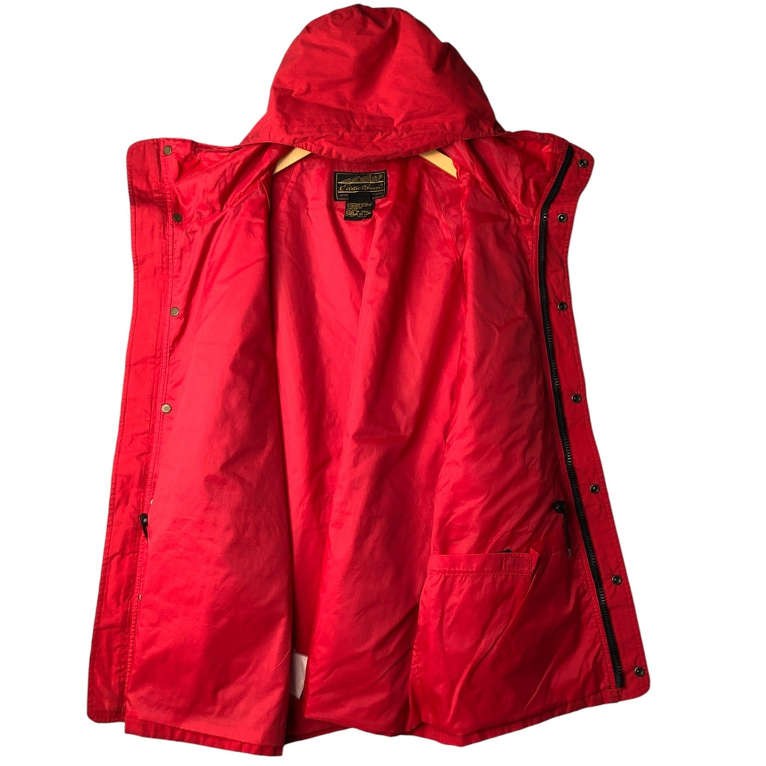 80s-90'S Eddie Bauer Black Tag Mountain Parka Shell Jacket Men's XL Size Vintage polyester red type Vintage Second Hand