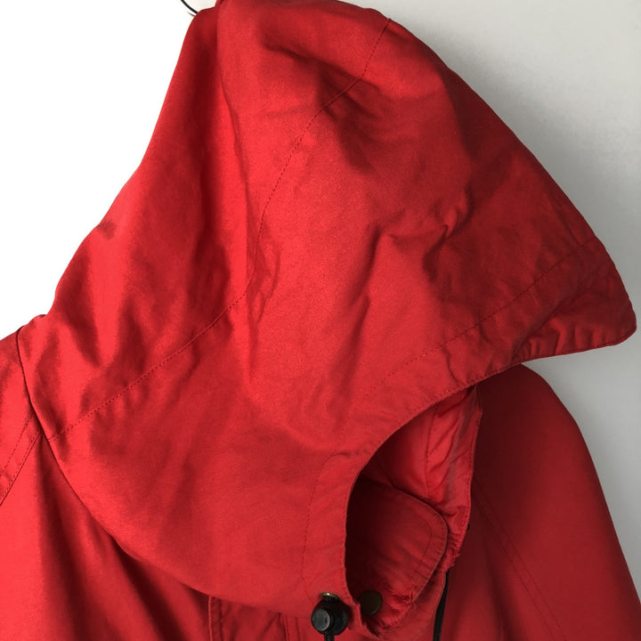 80s-90'S Eddie Bauer Black Tag Mountain Parka Shell Jacket Men's XL Size Vintage polyester red type Vintage Second Hand