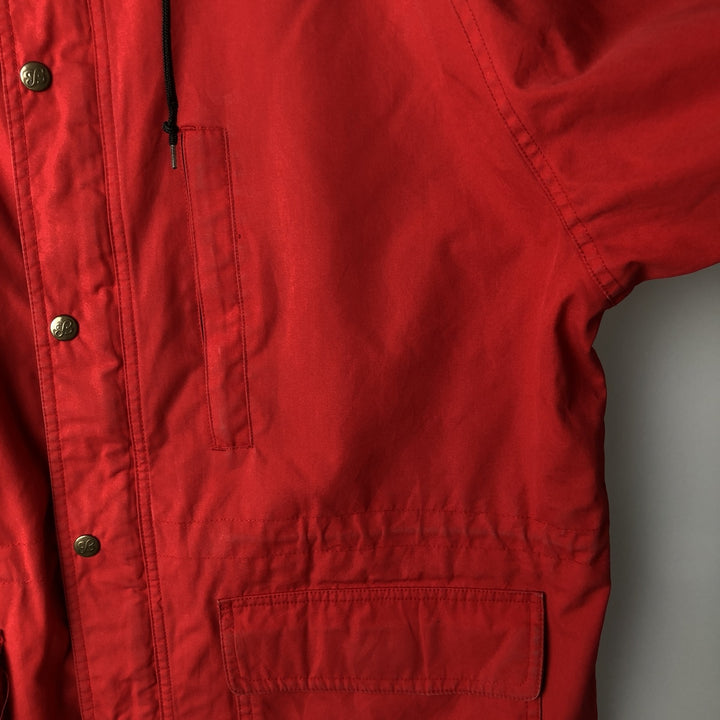 80s-90'S Eddie Bauer Black Tag Mountain Parka Shell Jacket Men's XL Size Vintage polyester red type Vintage Second Hand