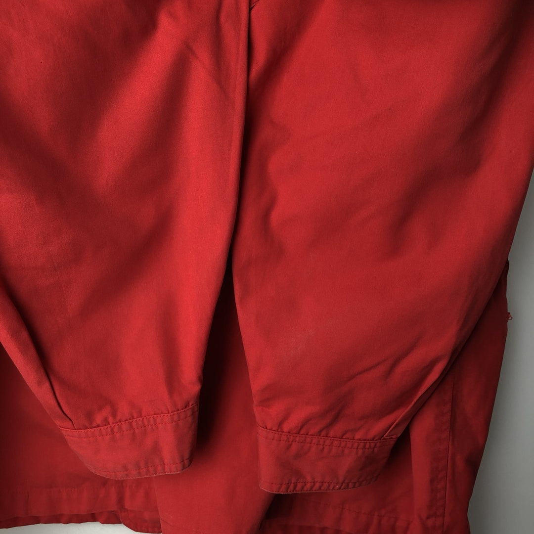 80s-90'S Eddie Bauer Black Tag Mountain Parka Shell Jacket Men's XL Size Vintage polyester red type Vintage Second Hand