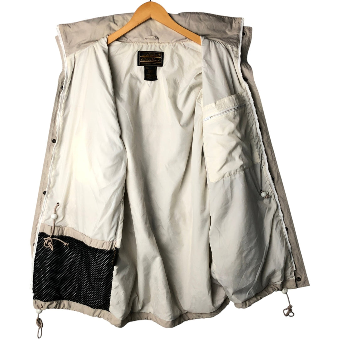 Vintage 80s-90'S Eddie Bauer Mountain Jacket, Shell Jacket, Black Tag, Men's Size Small Nylon unbleached Vintage Second Hand