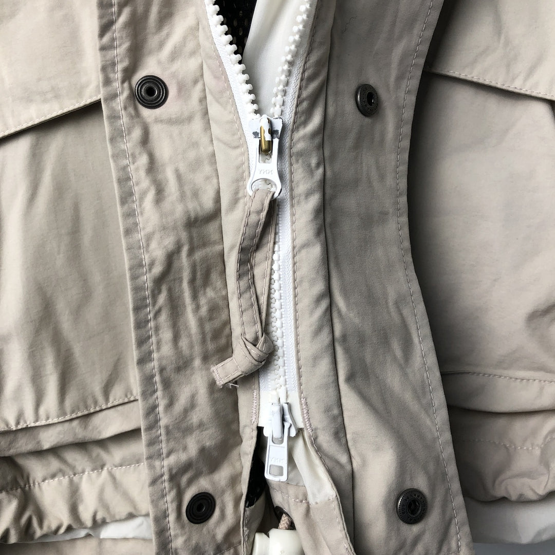 Vintage 80s-90'S Eddie Bauer Mountain Jacket, Shell Jacket, Black Tag, Men's Size Small Nylon unbleached Vintage Second Hand