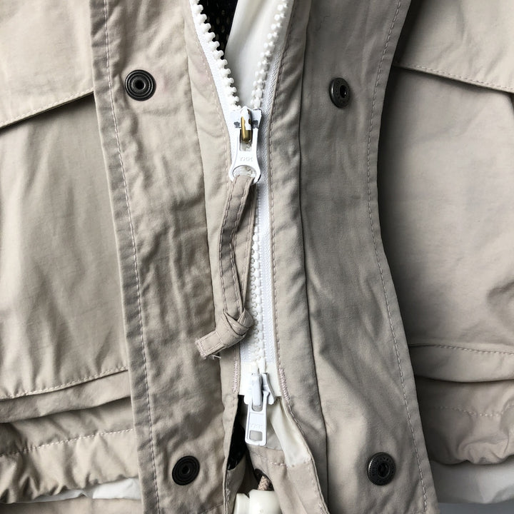 Vintage 80s-90'S Eddie Bauer Mountain Jacket, Shell Jacket, Black Tag, Men's Size Small Nylon unbleached Vintage Second Hand