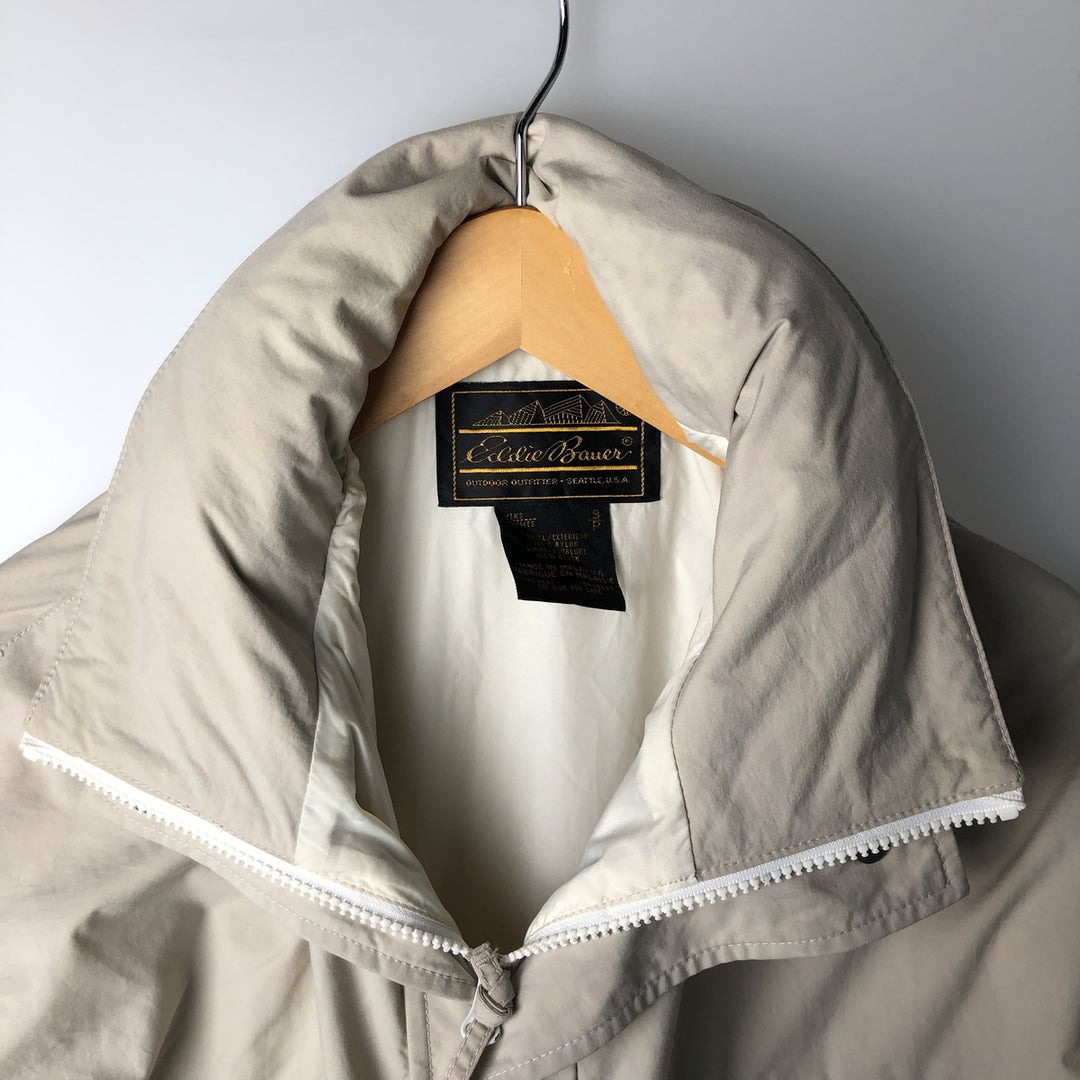 Vintage 80s-90'S Eddie Bauer Mountain Jacket, Shell Jacket, Black Tag, Men's Size Small Nylon unbleached Vintage Second Hand