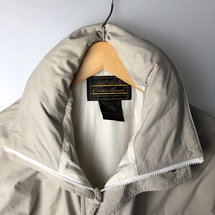 Vintage 80s-90'S Eddie Bauer Mountain Jacket, Shell Jacket, Black Tag, Men's Size Small Nylon unbleached Vintage Second Hand