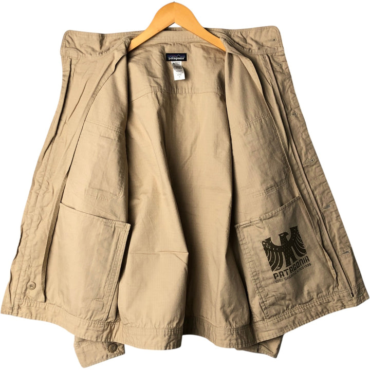 2000'S Patagonia Soaring Jacket 25255S0 Ripstop Cotton Jacket Men's Size M (approx.) Organic cotton Beige type Vintage Second Hand