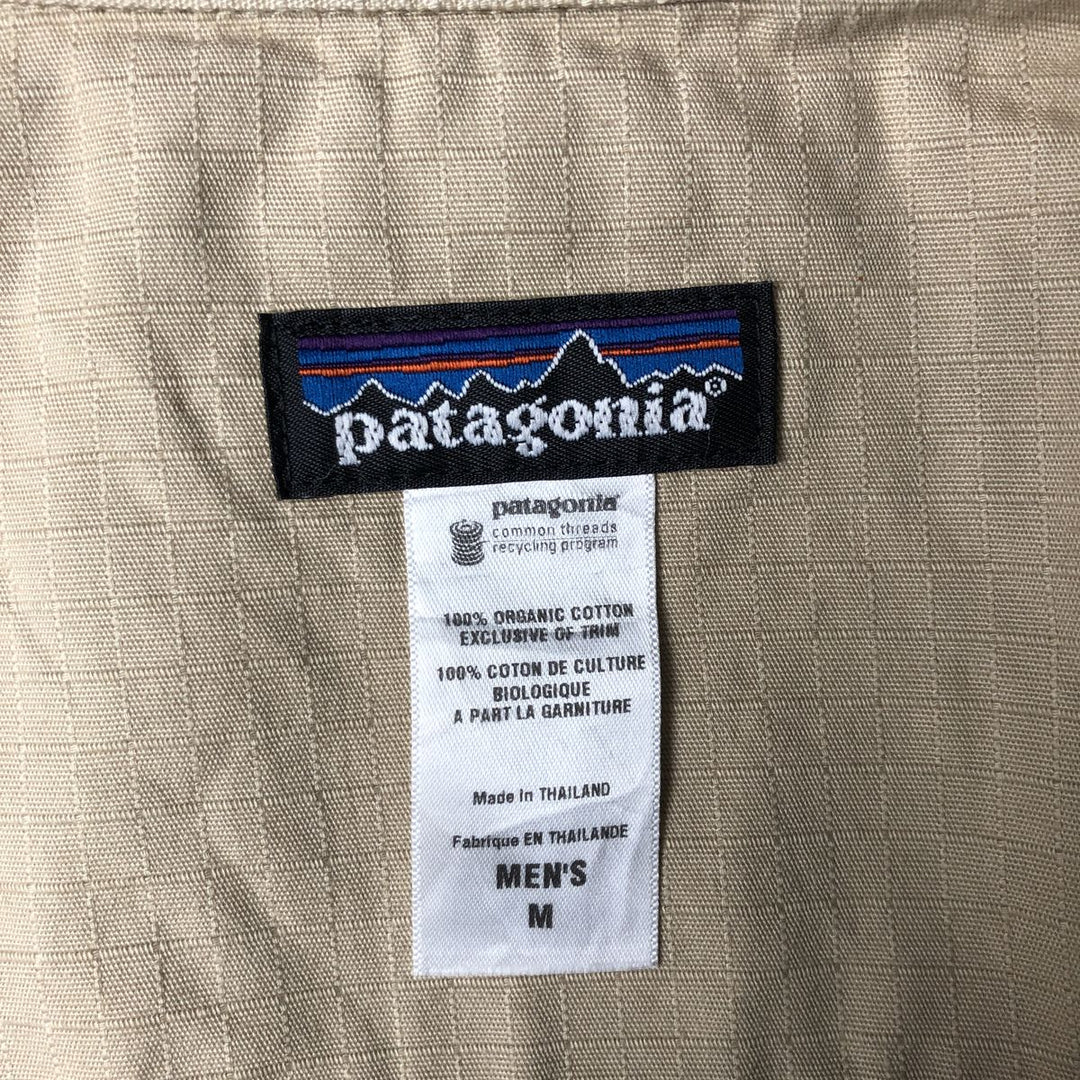 2000'S Patagonia Soaring Jacket 25255S0 Ripstop Cotton Jacket Men's Size M (approx.) Organic cotton Beige type Vintage Second Hand